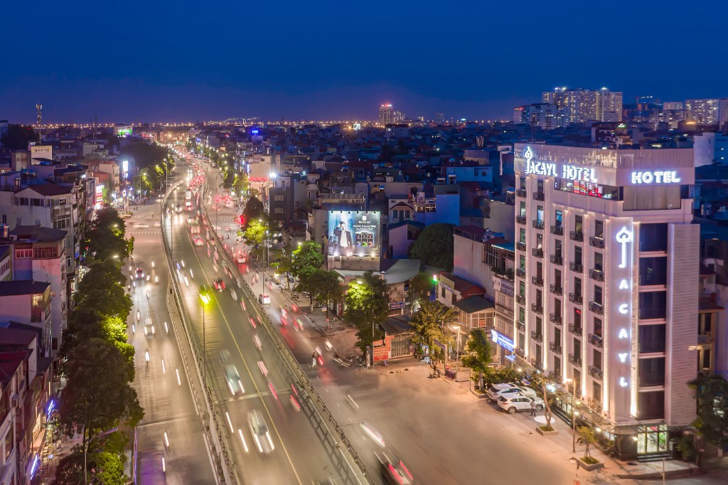 Jacayl Hotel về đêm